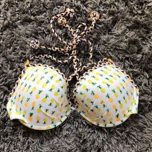 Cute Victoria Secret pineapple bikini top